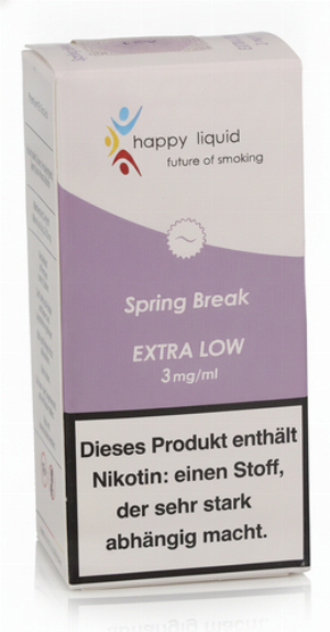 Happy Liquid Spring Break Extra Low 3mg Liquid