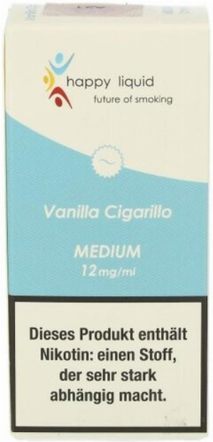 Happy Liquid Vanilla Zigarillo Medium 12mg Liquid