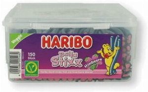 Haribo Balla Stixx Himbeere Dose 150 Stück
