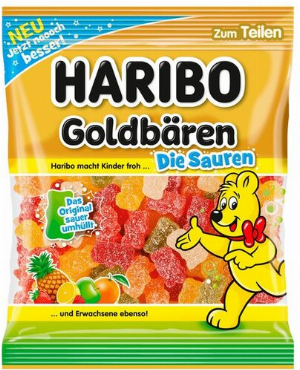 Haribo Goldbären Sauer 175g Beutel