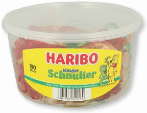 Haribo Kinder Schnuller Dose 150 Stück