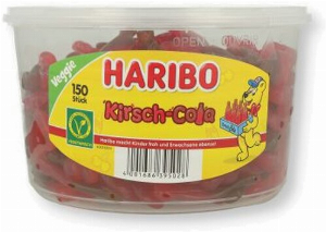 Haribo Kirsch-Cola Dose 150 Stück