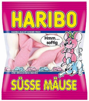 Haribo Süsse Mäuse 175g Beutel