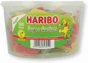 Haribo Super Gurken Dose 150 Stück