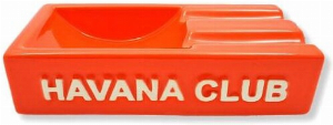 Havana Club Zigarrenaschenbecher Secundo Orange Keramik