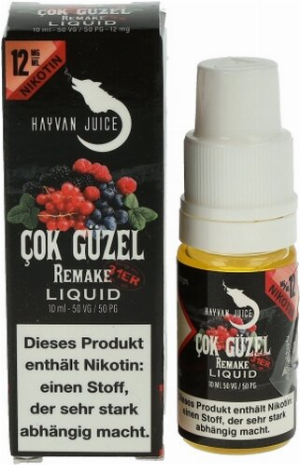 Hayvan Juice Cok Güzel Remake 31er Liquid 12mg 10ml
