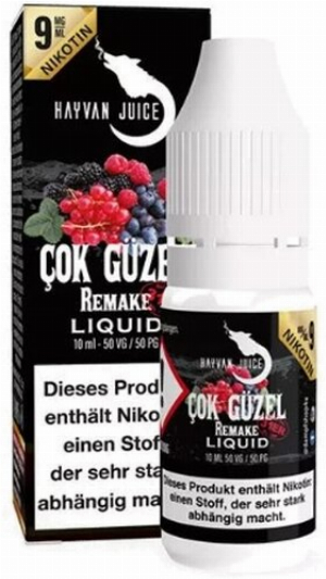 Hayvan Juice Cok Güzel Remake 31er Liquid 9mg 10ml