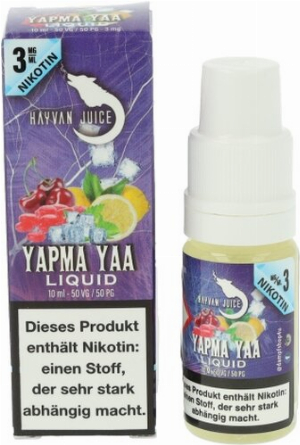 Hayvan Juice Yapma Yaa Liquid 3mg 10ml