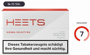 Heets Sienna Selection Red Tobacco Sticks für IQOS 1 x 20 Stück