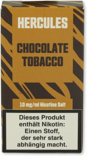 Hercules Chocolate Tobacco Nikotinsalz Liquid 10ml 10mg
