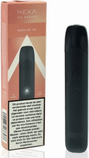 Hexa Go Peach Ice Tea Einweg E-Zigarette 18mg