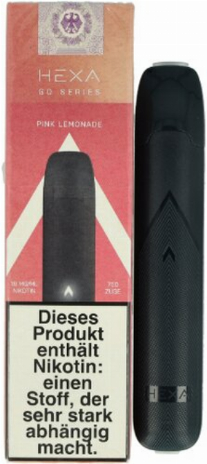 Hexa Go Pink Lemonade Einweg E-Zigarette 18mg