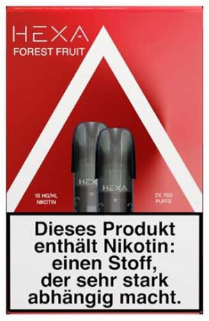 Hexa Pro Vape Pods Forest Fruit 2x2ml  18mg