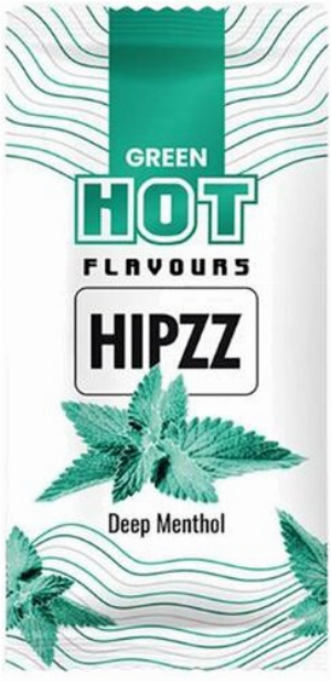 Hipzz Green Hot Flavour 5 Mini Aromakarte Deep Menthol  für HEETS, TEREA, Tabak und Zigaretten
