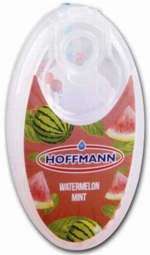Hoffmann Wassermelone Mint  Aromakapseln 1 x 100 Stück Kapseln mit Einführhilfe