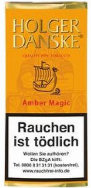 Holger Danske Pfeifentabak Amber Magic 40g Päckchen