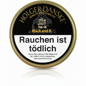 Holger Danske Pfeifentabak B.B. (Black & Bourbon) 100g Dose