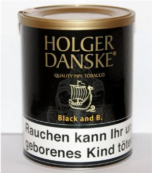 Holger Danske Pfeifentabak Black & B 200g Dose