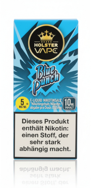 Holster Vape Blue Punch Nikotinsalz Liquid 5mg 10ml
