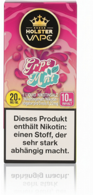 Holster Vape Grpe Mnt Nikotinsalz Liquid 20mg 10ml