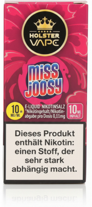 Holster Vape Miss Joosy Nikotinsalz Liquid 10mg 10ml