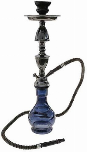 Hookah Shisha Baris blau 1 Anschluss