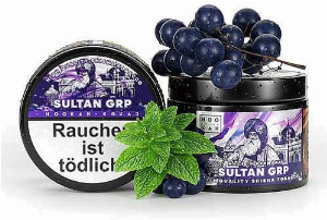 Hookah Squad Sultan GRP (Traube, Minze) Shisha Tabak 200g 