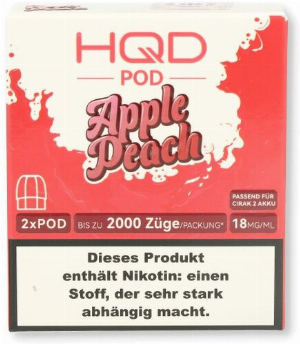 HQD CIRAK 2 Pod Apple Peach 2x2ml 18mg/ml