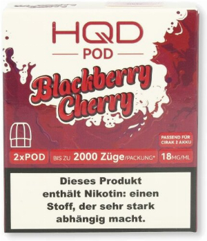 HQD CIRAK 2 Pod Blackberry Cherry 2x2ml 18mg/ml