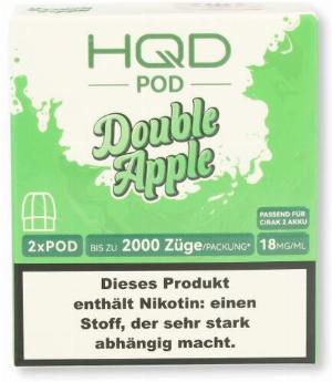 HQD CIRAK 2 Pod Double Apple 2x2ml 18mg/ml