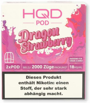 HQD CIRAK 2 Pod Dragon Strawberry 2x2ml 18mg/ml