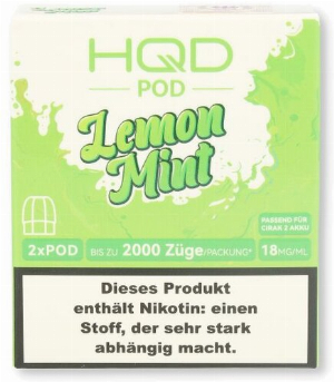 HQD CIRAK 2 Pod Lemon Mint 2x2ml 18mg/ml