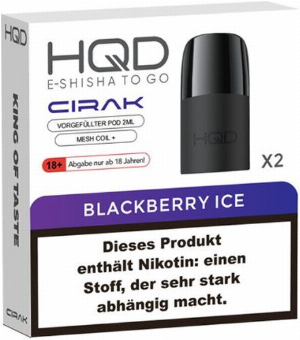 HQD CIRAK 2x2ml Pods Blackberry Ice 18mg