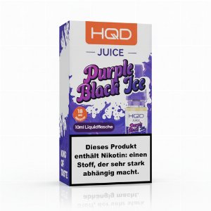 HQD Juice Nikotinsalzliquid Purple Black Ice 10ml 18mg
