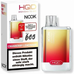 HQD Nook Cranberry Lemonade Einweg E-Zigarette 18mg/ml