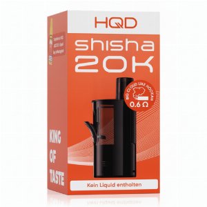 HQD Shisha 20K Refillable Pod 0,6 Ohm 10ml