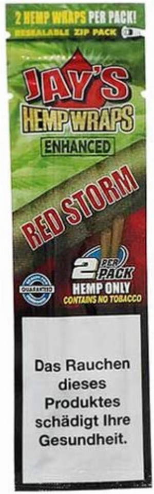 Jay`s Blunts Hemp Wraps Red Storm (Kirschkuchen) 2Stk.