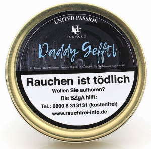 HU Tobacco Daddy Gefftl Pfeifentabak 50g Dose