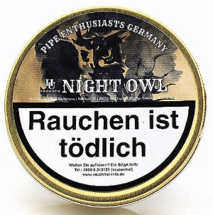 HU Tobacco Night Owl Pfeifentabak 50g Dose