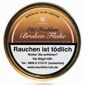 HU Tobacco Old Fredders Broken Flake Pfeifentabak 100g