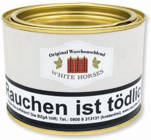 HU Tobacco White Horses Pfeifentabak 100g Dose