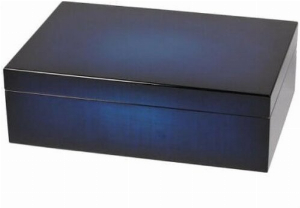 Humidor Blau mit Farbverlauf für ca 50 Zigarrren