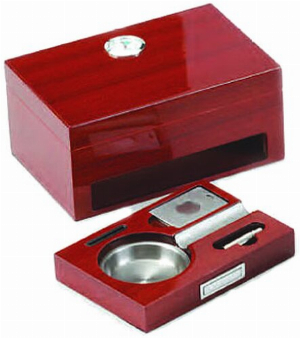 Humidor Cherry Ascher Kombi 9,5x21x13,5 cm 