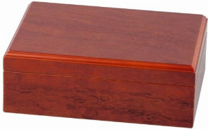Humidor Set Rosenholzfurnier für ca. 25 Zigarren