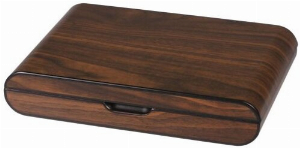 Humidor Walnussdekor matt für ca 10 Zigarren