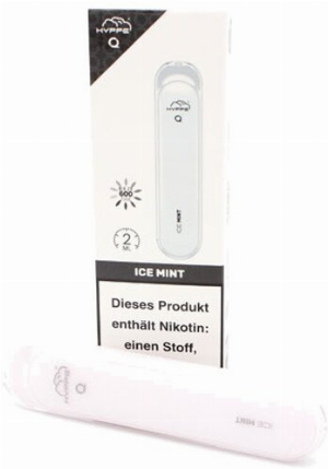 HYPPE Q 600 Einweg E-Zigarette Ice Mint Aroma 20mg