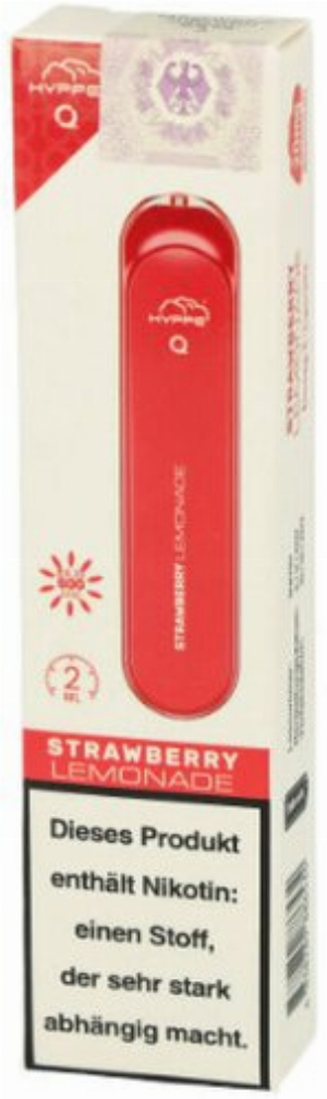 HYPPE Q 600 Einweg E-Zigarette Strawberry Lemonade Aroma 20mg