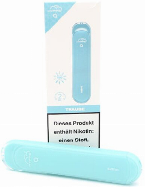 HYPPE Q 600 Einweg E-Zigarette Traube Aroma 20mg