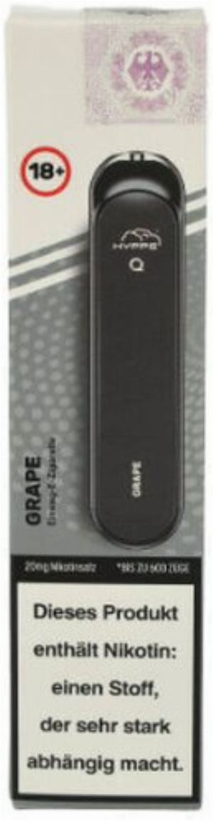 Hyppe Q  Grape Einweg E-Zigarette 20ml