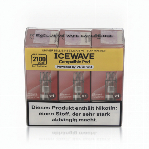 Icewave Compatible Pod Amaretto Cherry 20mg/ml 3 Stück